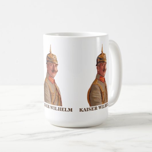 Mug Kaiser Wilhelm II, empereur d'Allemagne (Devant droit)