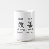 Mug Kaizen - Changement pour le bien - Tous les jours (Centre)
