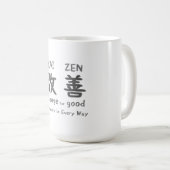 Mug Kaizen - Changement pour le bien - Tous les jours (Devant droit)