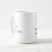 Mug Kaizen : Progrès plutôt que perfection (Devant gauche)