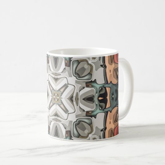 Mug Kaleidoscope Abstrait (Devant droit)