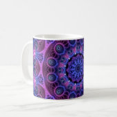 Mug Kaleidoscope Apophyse Coeurs Mandala (Devant gauche)