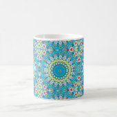 Mug Kaleidoscope aux tons bleus (Centre)