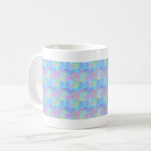 Mug kaléidoscope brouillard (Devant gauche)