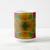Mug kaléidoscope de plumes de perroquet ara (Centre)