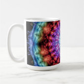 Mug Kaleidoscope dynamique Mandala Art coloré (Gauche)