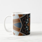Mug Kaléidoscope étoile marron (Gauche)