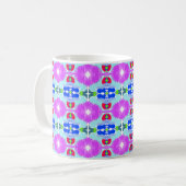 Mug Kaleidoscope Fleur d'Azur (Devant gauche)