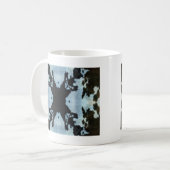 Mug Kaleidoscope vache cache motif (Devant gauche)