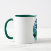 Mug Kalispell Montana moose rustique (Gauche)