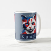Mug Kamala Cat 2024 Démocrate des élections américaine (Devant droit)