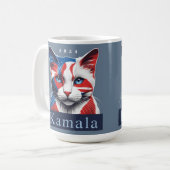 Mug Kamala Cat 2024 Démocrate des élections américaine (Devant gauche)