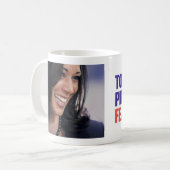 Mug Kamala Harris 2020 courageux de principes durs (Devant gauche)