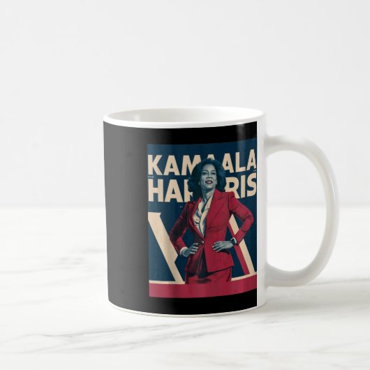 Mug Kamala Harris 2024 - Conception À La Tête Avec For (Droite)