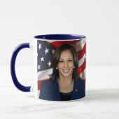 Mug Kamala Harris 2024 Cool d'élection photo collectiv (Gauche)