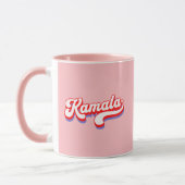 Mug Kamala Harris 2024 Cute Election 2024 Hot Pink (Gauche)