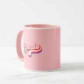 Mug Kamala Harris 2024 Cute Election 2024 Hot Pink (Devant gauche)