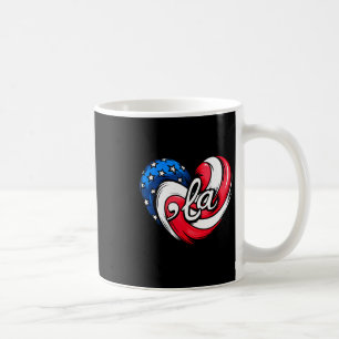 Mug Kamala Harris 2024 Drapeau Américain Cœur Virgule