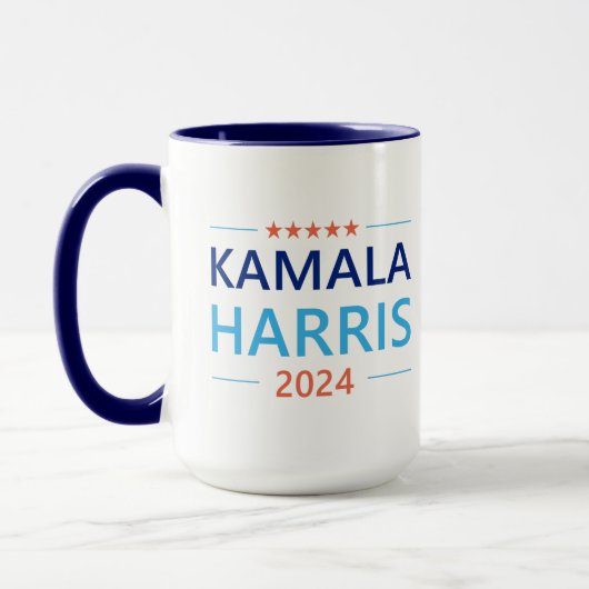 Mug Kamala Harris 2024 pour le président (Gauche)
