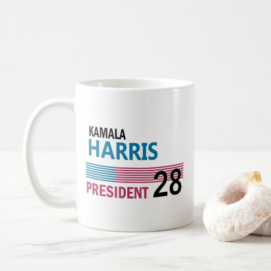 Mug Kamala Harris 2028 (Avec donut)