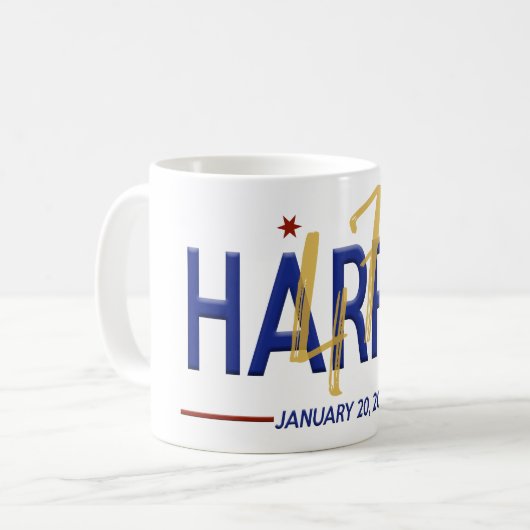 Mug Kamala Harris 47e investiture du président (Devant gauche)