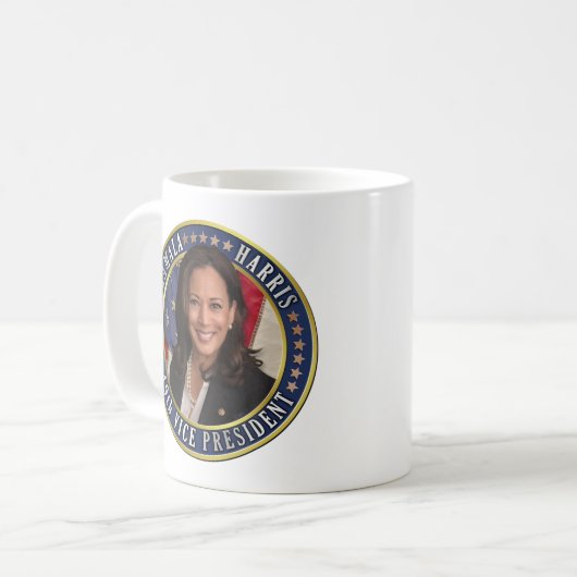Mug Kamala Harris 49e vice-présidente commémorative (Devant gauche)