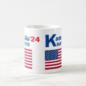 Mug Kamala Harris avec drapeau américain (Centre)