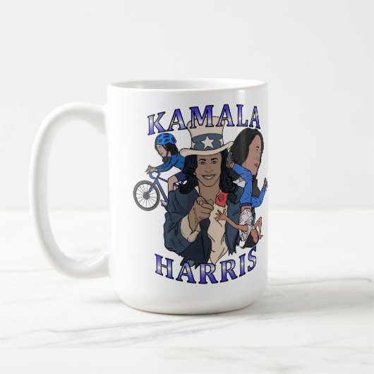 Mug Kamala Harris Bootleg Rap (Gauche)