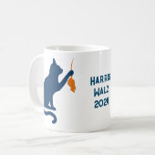 Mug Kamala Harris Chat avec Rat orange (Devant gauche)