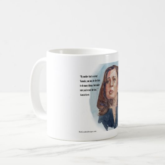 Mug Kamala Harris & Citation (Devant gauche)