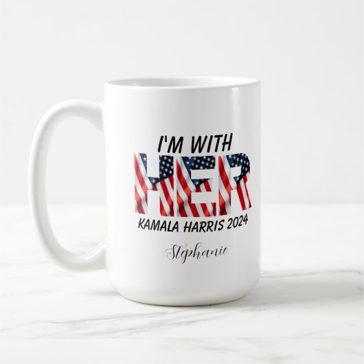 Mug Kamala Harris élection américaine 2024 (Gauche)