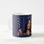 Mug Kamala Harris et American Dream Citation de café M (Devant gauche)