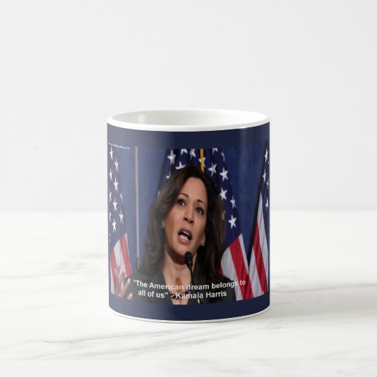Mug Kamala Harris et American Dream Citation de café M (Centre)