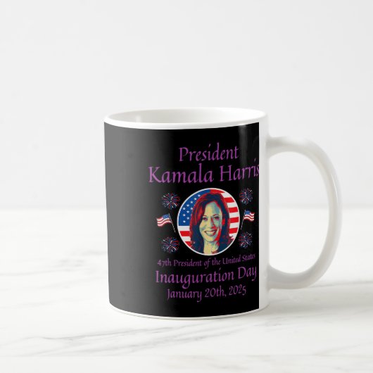 Mug Kamala Harris Inauguration 2025 Memorabilia 1 (Droite)