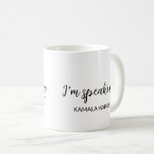 Mug Kamala Harris Je parle 2024 Madame la Présidente (Devant droit)