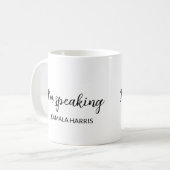 Mug Kamala Harris Je parle 2024 Madame la Présidente (Devant gauche)