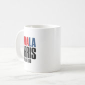 Mug Kamala Harris, On Y Va. Kamala Pour Hommes &amp ;  (Devant gauche)