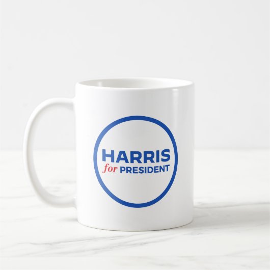 Mug Kamala Harris pour le président (Gauche)