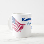 Mug Kamala Harris pour le président 2024 (Devant gauche)