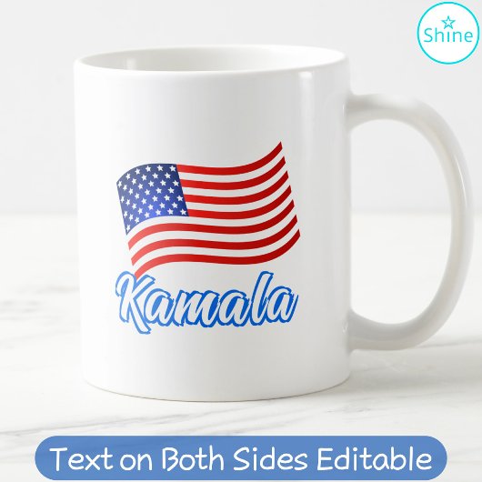 Mug Kamala Harris pour le président Élégant Script dra