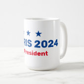 Mug Kamala Harris Pour Président 2024 (Devant droit)