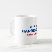 Mug Kamala Harris Pour Président 2024 (Devant gauche)
