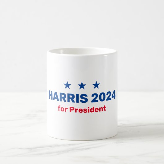 Mug Kamala Harris Pour Président 2024 (Centre)