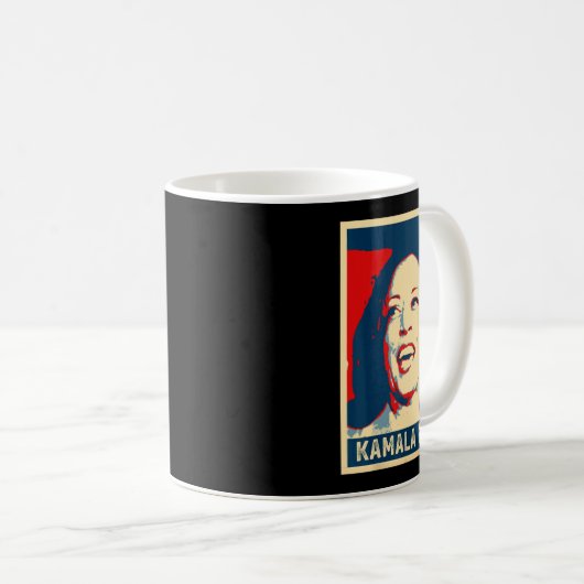 Mug Kamala Harris Pour Président 2024 Madame la Vice-P (Devant droit)