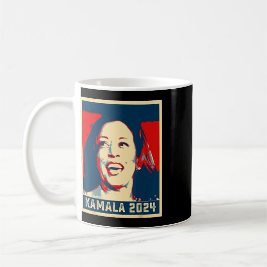 Mug Kamala Harris Pour Président 2024 Madame la Vice-P (Gauche)