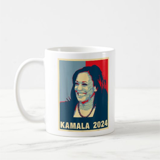 Mug Kamala Harris Président 2024 Vice-président (Gauche)