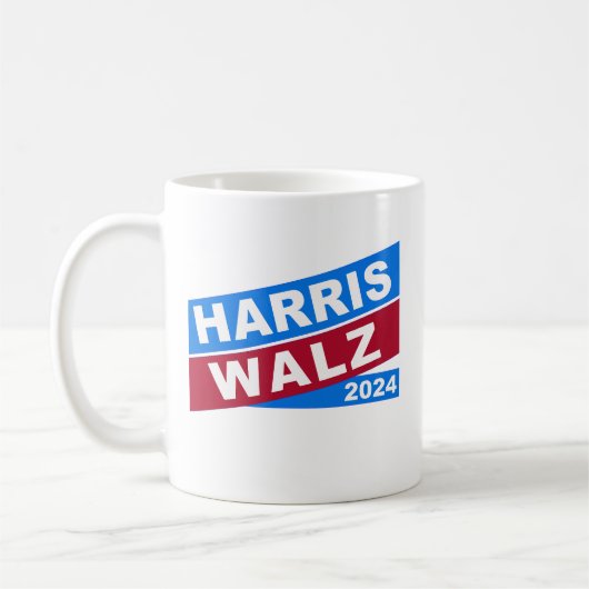 Mug Kamala Harris Tim Walz 2024 café (Gauche)