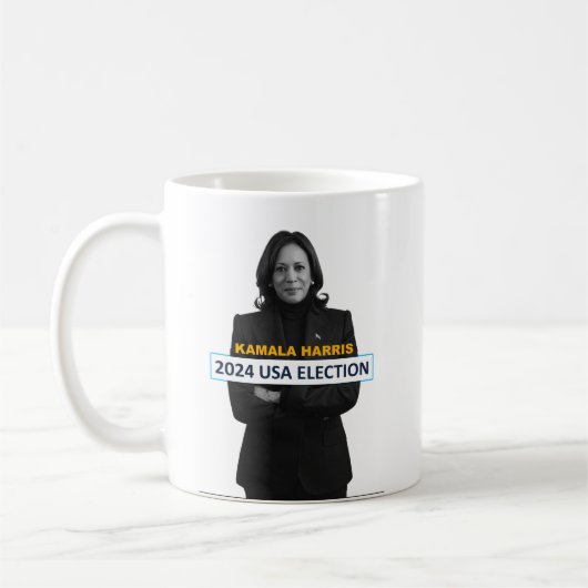 Mug Kamala Harris USA 2024 Election (Gauche)
