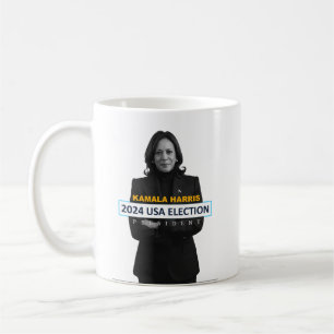 Mug Kamala Harris USA 2024 Président des élections