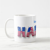Mug Kamala Harris USA Pavillon Ballons Alphabets Élect (Gauche)